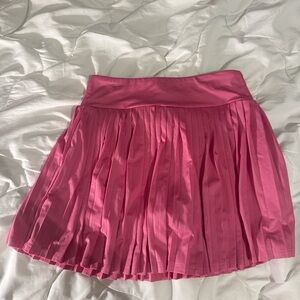 Pink Pleated Women's Skirt